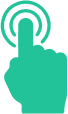 touch hand icon